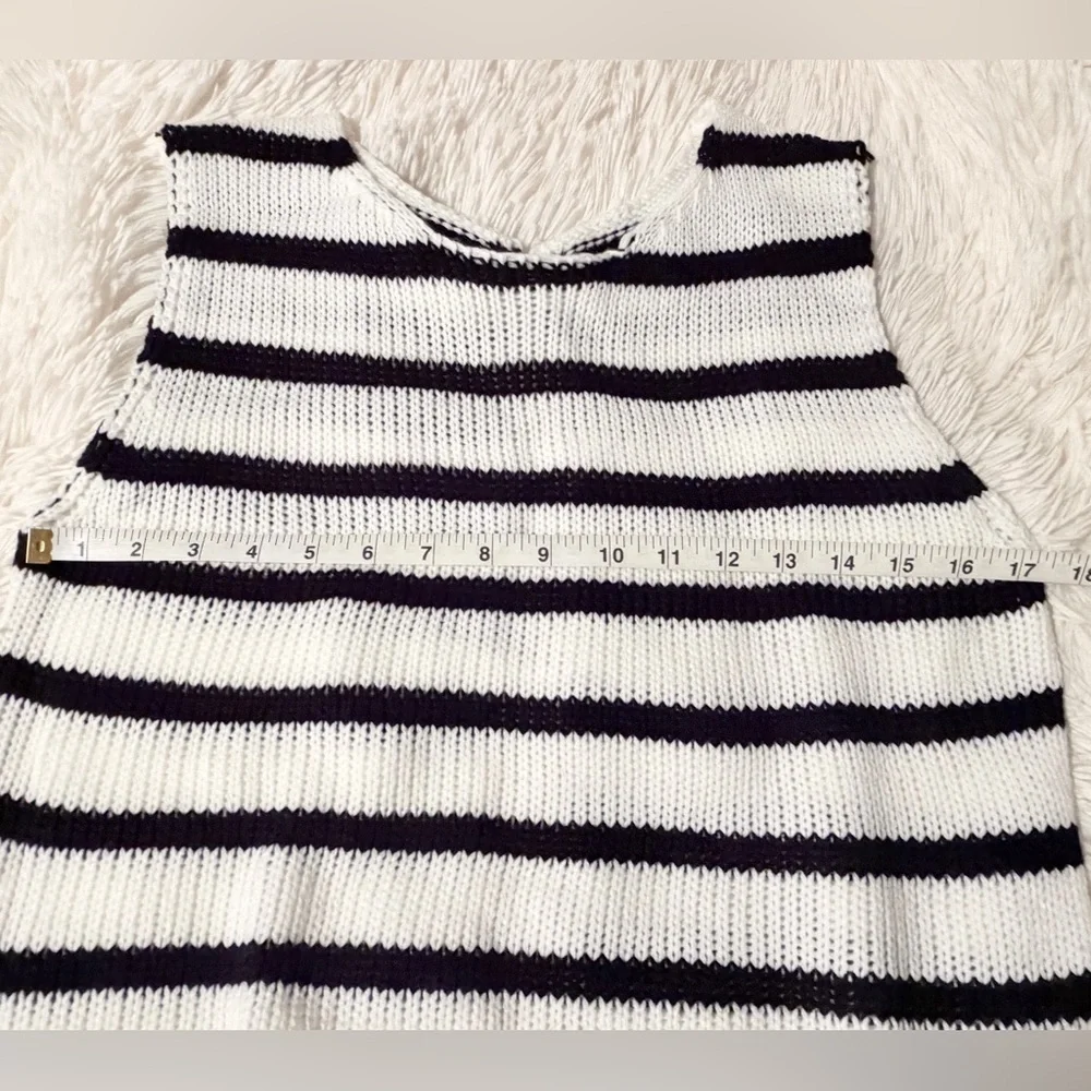 NWOT Striped Knitted Vest/Top, sz S - Picture 11 of 11